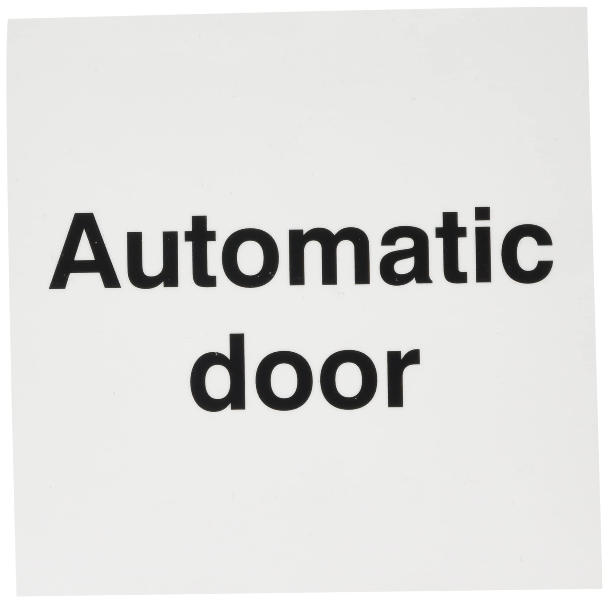 Automatic door Double sided self adhesive window sticker 150x150mm