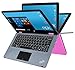 EPIK 11.6” Convertible Touchscreen Laptop - PINK