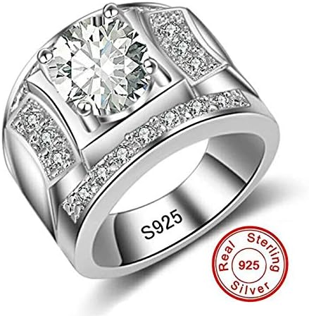 Tanakorn Hyperbole Style Big Jewelry Ring Original Solid 925 Sterling Silver Cubic Zirconia Wedding Bands for Women and Men (9)