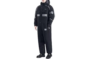 Overol Para Hombre Para El Frio, 2026 Winter Outdoor Riding Insulated Full-Body Suit,Windproof Freezer Snow Suits