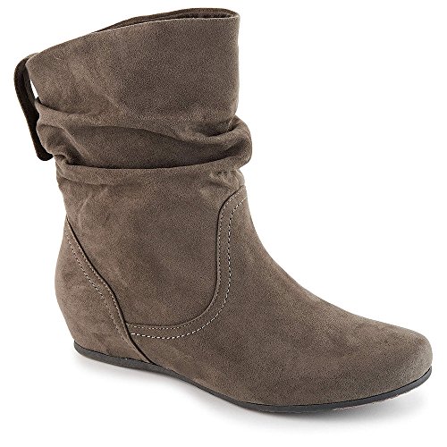 XAPPEAL Womens Carney Shin High Slouch Boot Shoes, Grey, US 12