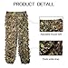 DoCred Ghillie Suit for Men, 3D Lightweight Hooded Camouflage Ghillie Breathable Hunting Suit