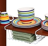 YBM HOME Under Shelf Storage Basket, 12-inch, White #1184