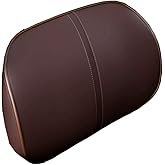 ZHONGLI Memory Foam Lumbar Support Pillow-Middle/Lower Back Support Cushion-Used for car Seats, Office Chairs, recliners, etc. (Brown)