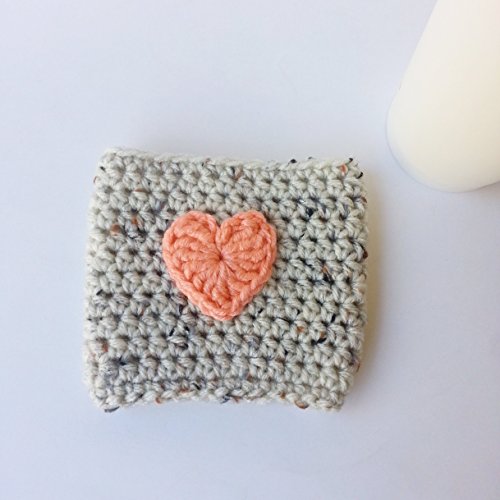 Coffee Cozy Oatmeal with Coral Heart