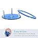 Aobelieve Ceiling Wall Mount Protective Stand for Amazon Echo Dot 2nd Generation (Blue)