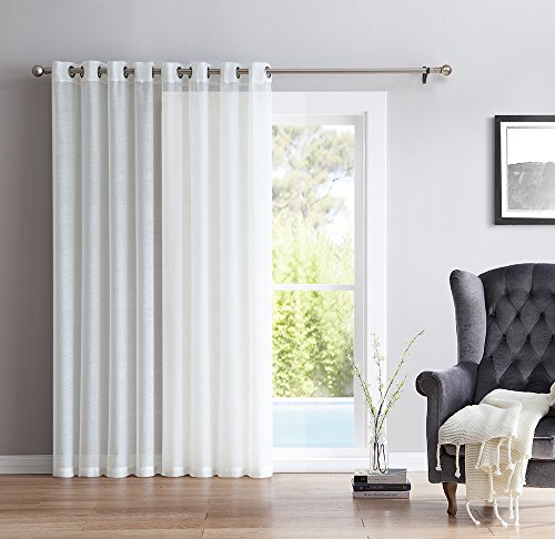 Hlc.me one panel extra wide sheer voile patio door grom…