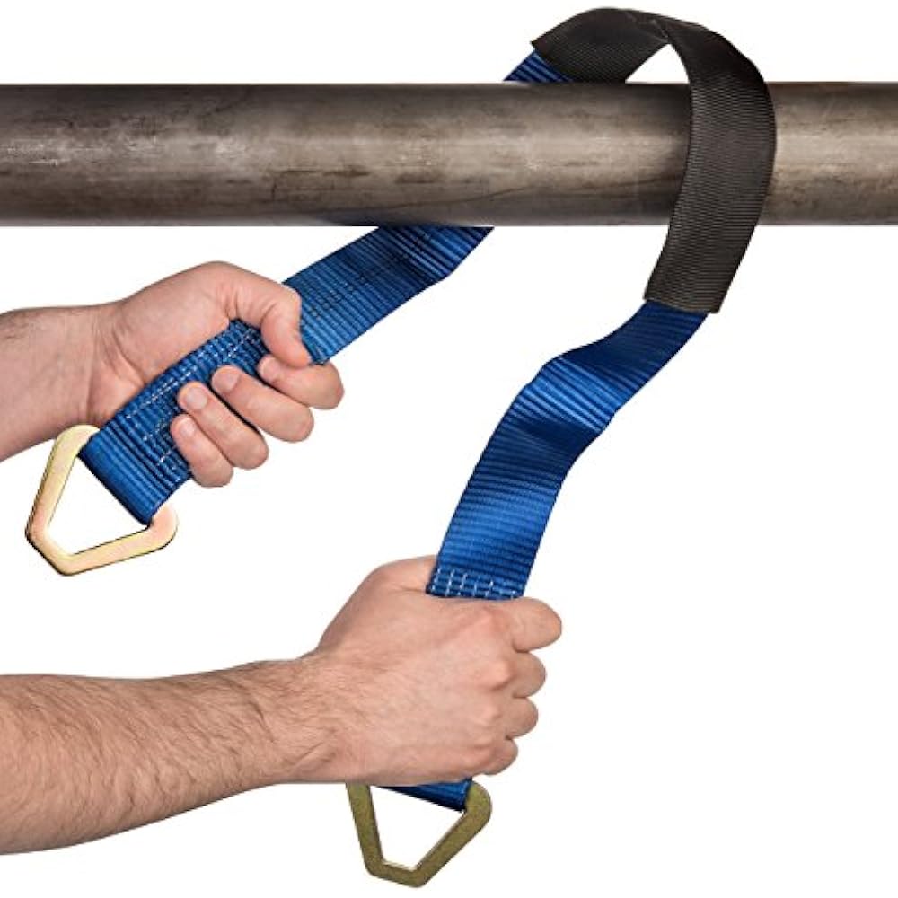 Premium Axle Strap By Vault Tie Down Your Vehicle To Trailer With