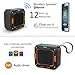 Bluetooth Speakers, VantaKool Portable Wireless Speakers Waterproof/Dustproof/Shockproof 5W for Indoor Shower and Outdoor (Orange)