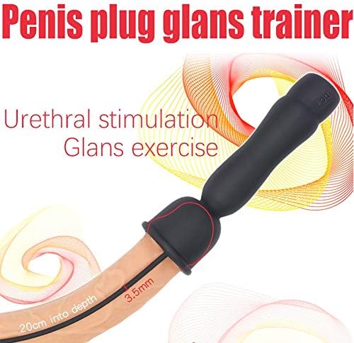 NOMAGA Male Soft Silicone Urět-hral Dilator,Black Only Sold by DuClub-US