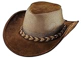 Henschel Cowhide Suede Explorer with Mesh Crown