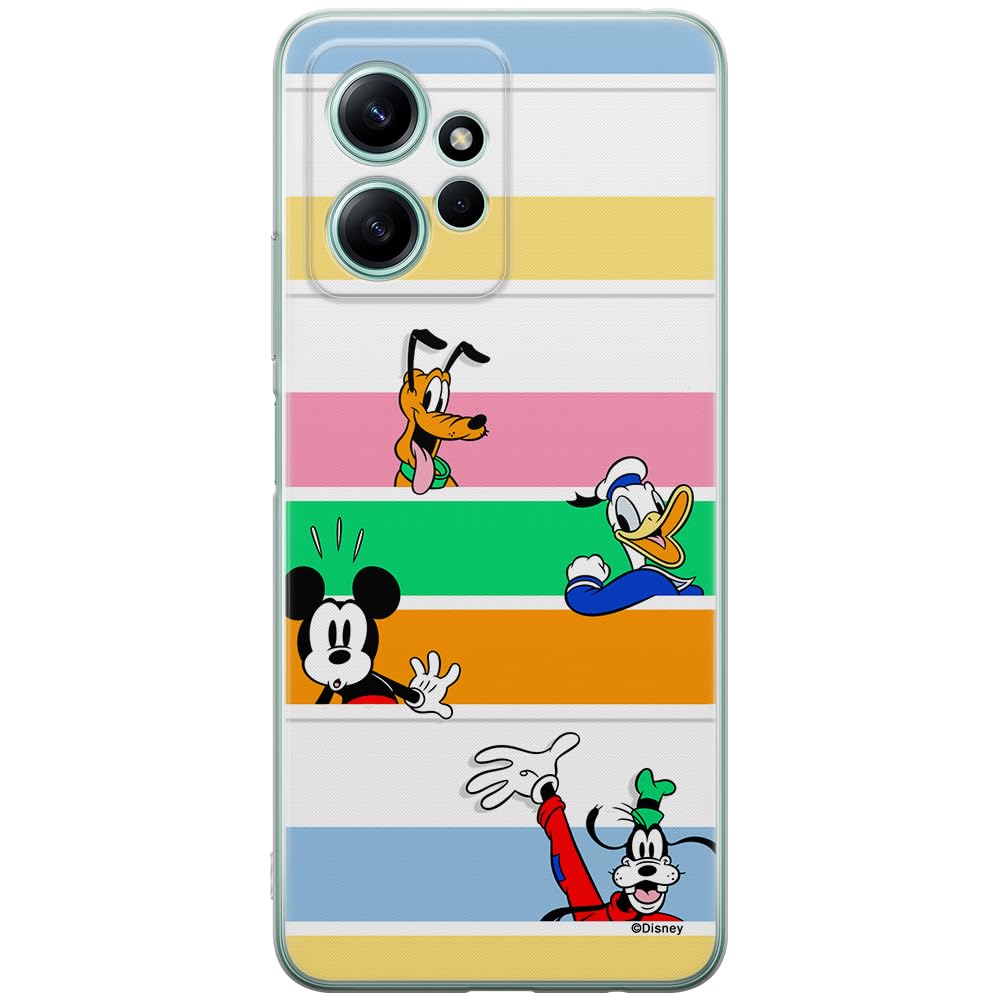 ERT GROUP mobile phone case for Xiaomi REDMI NOTE 12 4G original and officially Licensed Disney pattern Disney Friends 017 optimally adapted to the shape of the mobile phone, case made of TPU