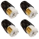 CEP/Marinco CS6364N Female Plug 50-Amp 125/250V Twist Lock Connectors, 4-Pack