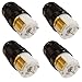 CEP/Marinco CS6364N Female Plug 50-Amp 125/250V Twist Lock Connectors, 4-Pack