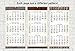 2019 Wall Calendar (Runs from November 2018 Through January 2020), 3 Month View, 13