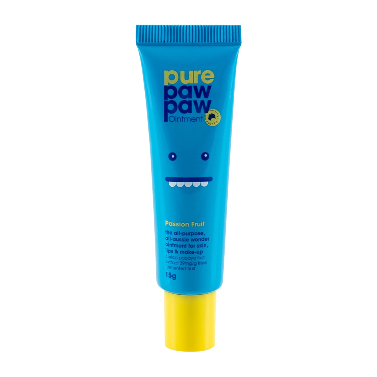 Pure Paw Paw Australian Ointment with Passion Fruit to Smooth and Soothe, Suitable For Lips, All Skin Types and Makeup 15g