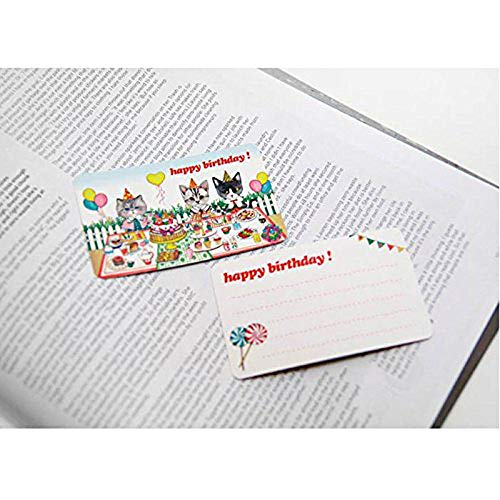 Cat Sticker Bookmark Gift Card 100pcs Set Sheets Decal Label Cat Collection forChildren, Teacher, Parent, Grandparent, Kids, Craft, School, Planners & Scrapbooking (Cat)