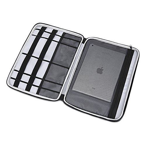 JSVER 13.3 inch Electronic Accessories Strap Laptop Sleeve Case Bag Protective Bag for MacBook Air/Pro Retina, Ultrabook
