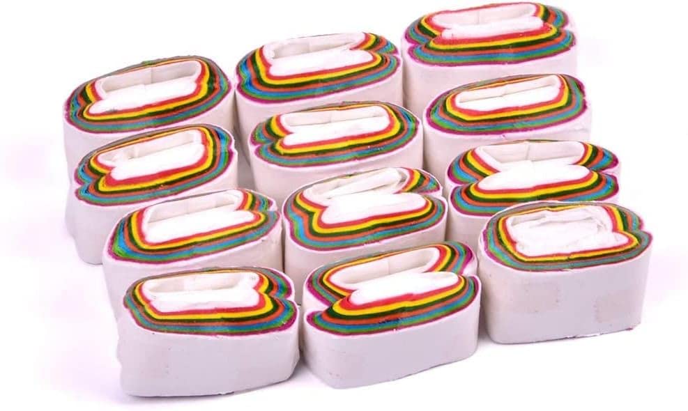 MOMOMAGE Mouth Coils Vomit Paper Magic Tricks (Multicolor, 1 Pack=12 Pcs) Accessories for Magicians Stage Close up Magic Illusion Props Gimmick Mentalism Funny