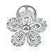 bodyjewellery 2pcs 16g 1/4 Cartilage Earring Stud Flower Barbell Forward Heilix Tragus Lobe Auricle Cartilage Bar Surgical Steel
