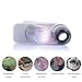 DBPOWER 60X Clip on Pocket Microscope Illuminated Magnifier Lens with LED & UV Lights for Universal Smartphones, iPhone, Sumsung, HTC, Nokia, Sony