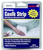 Red Devil 0152 1/2-inch by 6-feet Caulk Strip Fixture White, 1/2" x 6',