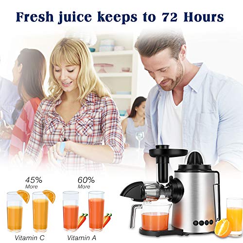 Sagnart Masticating Juicer Slow Juicer Extractor Cold Press Juicer