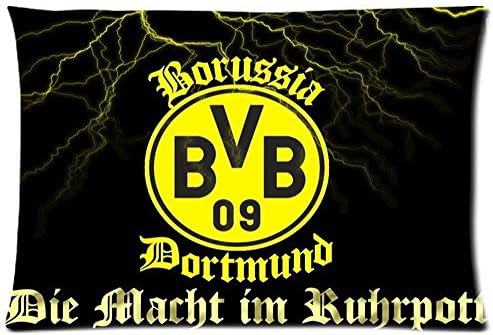 OYEAH 2015 Top Selling Home Decor Custom Borussia Dortmund Bvb09 Fc Custom Throw Pillow Case Best Gift 20X30 Inch 2 Sides for home