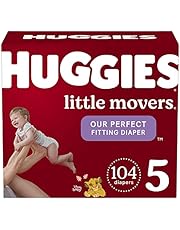 Huggies Little Movers Diapers, Size 5, Mega Colossal, 104 Ct