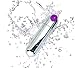 Vsshe Bullet Vibrator - Rechargeable & WarterProof Bullet Massager for Woman - Portable Bullet Viberate Toys (Silver-Purple)