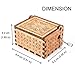 ukebobo Wooden Music Box – You are My Sunshine Music Box, from Grandma to Granddaughter, Gifts for Kids - 1 Set