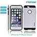 TRAKK FORCE iPhone 7 Plus Case, Elite Premium Modern Slim Cushion - Brushed Metal, Dual Layer TPU, Anti-Scratch, Shock Absorption Heavy Duty Apple iphone 7 plus protective case 5.5