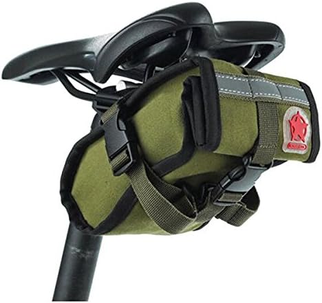 (HQ Product) ROSWHEEL Bike Bag Cycling Seat Bag Bicycle Bike Canvas Saddle Bag