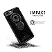 Rokform iPhone 8 & 7 PLUS Crystal Series, Slim Magnetic Protective Case with twist lock & universal Magnetic Car Mount (Black)