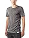 Woolly Clothing Men's Merino Wool Crew Neck Tee Shirt - Ultralight - Wicking Breathable Anti-Odor L CHR