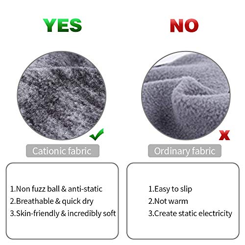 Lauzq Ear Warmer Headbands- Winter Sport Ear Muffs for Men & Women- Warm & Stretch Fleece Earmuffs for Running,Skiing,Cycling,Sports & Daily Wear-Full Ear Cover - Thumbnail 5