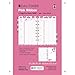 Day-Timer 2019 Planner Refill, 5-1/2” x 8-1/2”, Desk Size 4, Two Pages Per Week, Loose Leaf, Breast Cancer Awareness Pink Ribbon (14210)