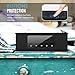MoKo Carrying Case for Bose SoundLink Mini / Mini 2, Portable Speaker Cover PU Leather Protective Bag Sleeve Skins, with Holding Strap & Carabiner, BLACK
