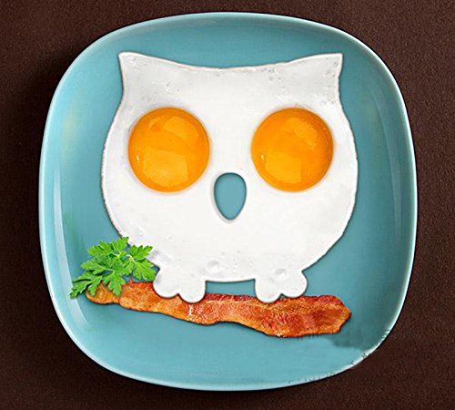 Vinmax Breakfast Silicone Owl Skull Fried Egg Mold Pancake Ring Shaper Cooking Tools Kitchen Gadgets Kid Gift
