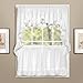 United Curtain Vienna Lace Swag Pair, 54 by 38-Inch, White