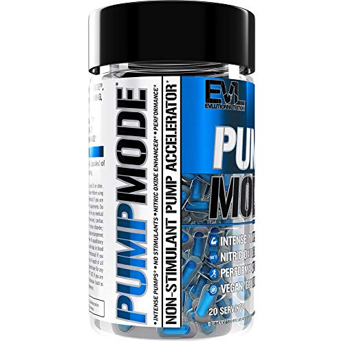 Evlution Nutrition Pump Mode Nitric Oxide Booster to Support Intense