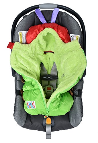 Eric Carle Infant Car Seat Cover, Car Seat Bunting Car Seat Footmuff, Infant Carrier Sleep Sack, Toddler Bundle Me, Baby Bunting Bag, Baby Stroller Sleeping Bag, Polyester, The Very Hungry Caterpillar