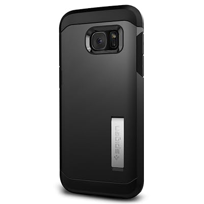 Spigen Tough Armor Galaxy S7 Edge Case with Kickstand and Extreme Heavy Duty Protection and Air Cushion Technology for Galaxy S7 Edge - Blue Coral