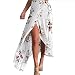 Womens Maxi Skirts,Vintage Boho Floral Print Tie Wrapped Beach Cover Up
