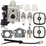 Allong RB-K106 Carburetor with Repower Kit Air Filter Spark Plug Fuel Filter for Echo ES-250 PB-250 PB-250LN Handheld Blower A021003661