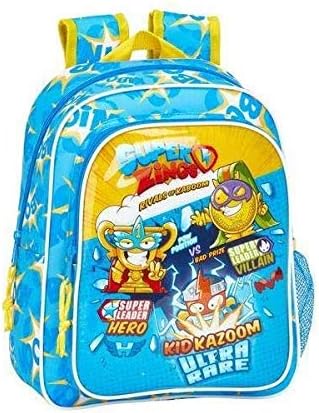 safta 611976524 Unisex Babies’ SuperZings backpack 34 cm, Colorful, 34 Centimeters
