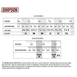 Simpson M50DS3 Model 50 Dot Helmet