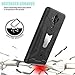 ykooe Huawei Mate 9 Case, Huawei Mate 9 Dual Layer Hybrid Phone Cases Cover Shockproof with Kickstand for Huawei Mate 9 fit Magnetic Car Mount - Black