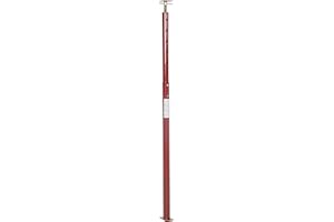 Vestil FJB-100 Basement Floor Jack, 54" - 100" Height Range, Maximum Height Capacity (lbs.) 5600, Minimum Height Capacity (lbs.) 8438 , Red