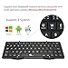 1byone Foldable Bluetooth Keyboard, Portable Bluetooth Keyboard for iOS, Android, Windows, PC,...